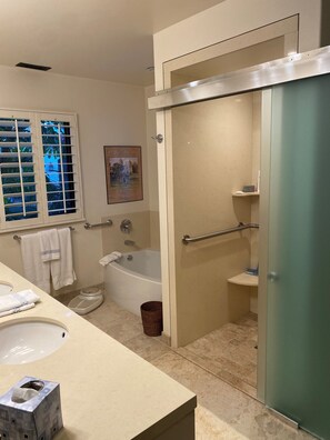 Shower, towels