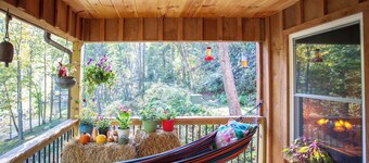 River cabin on 45 acres of private mountain land pet friendly.