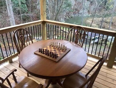 River cabin on 45 acres of private mountain land PET FRIENDLY  