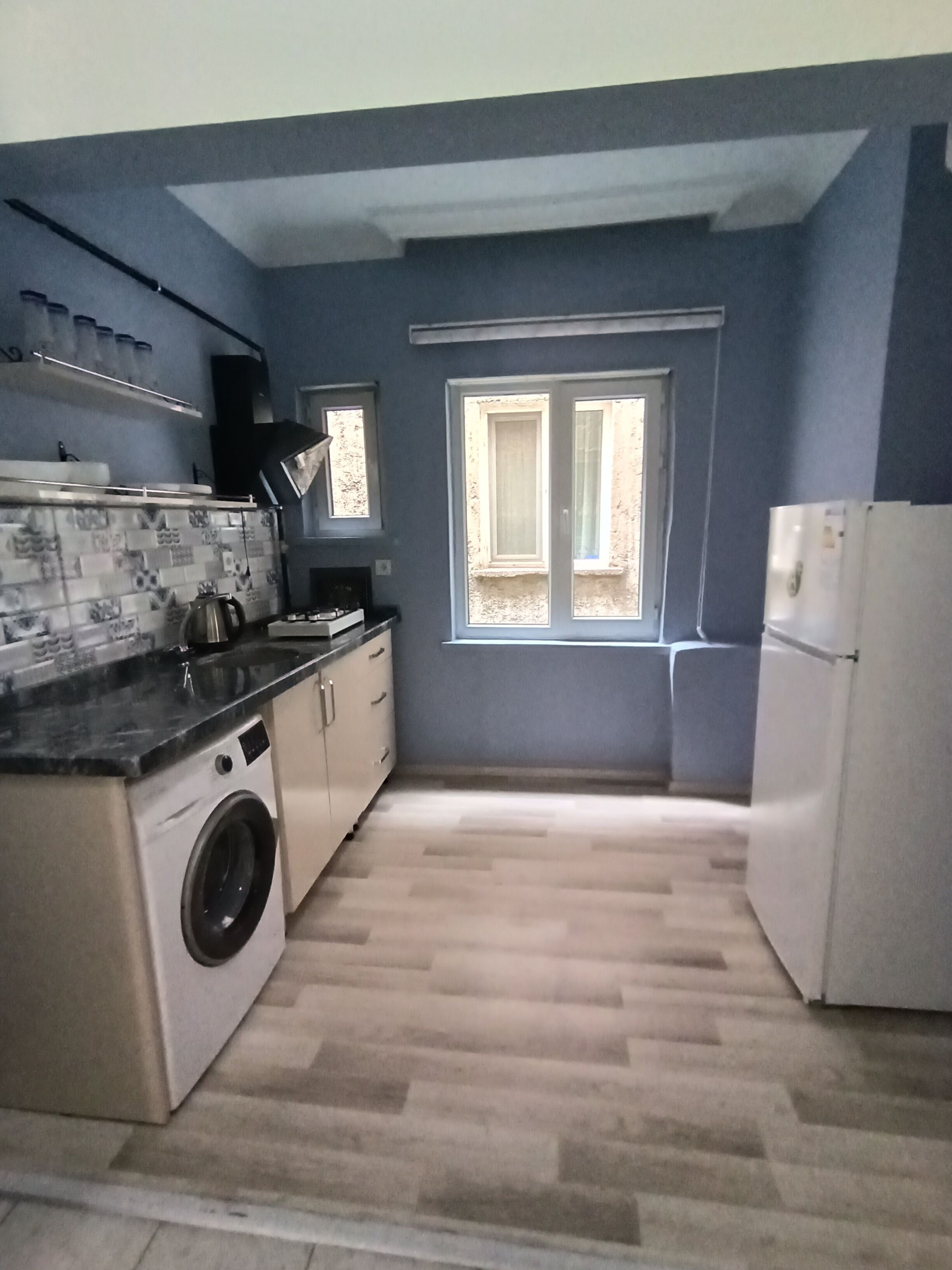 Shared fridge, microwave