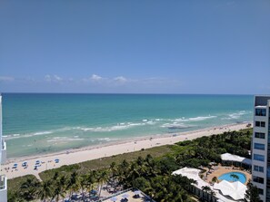 On the beach
