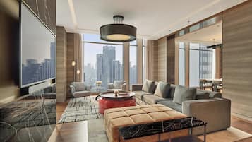 Presidential-Suite, 1 King-Bett | Hochwertige Bettwaren, Pillowtop-Betten, Zimmersafe