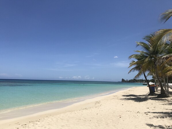 Playa en los alrededores y toallas de playa 