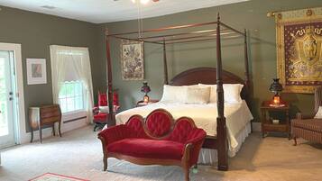 Individually decorated, individually furnished, iron/ironing board