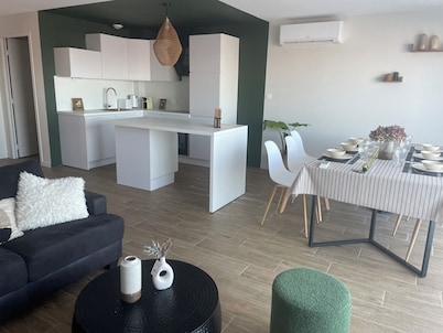 Sea view in the heart of Contis plage