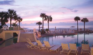 Indoor pool, outdoor pool - Wyndham Ocean Walk! 1 BR unit- GREAT Amenities! Lazy River/4 pools!  (Daytona Beach)