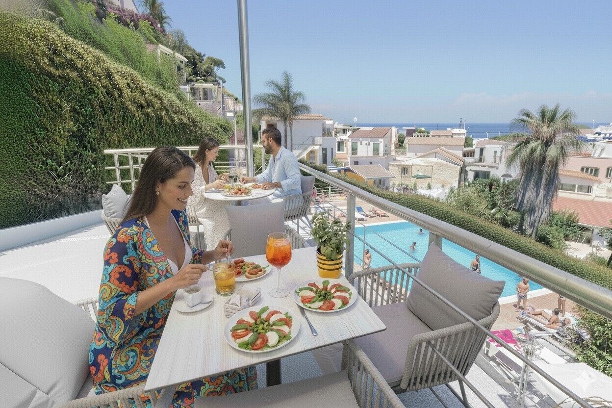 Seasonal outdoor pool, sun loungers