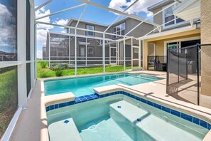 Una piscina climatizada