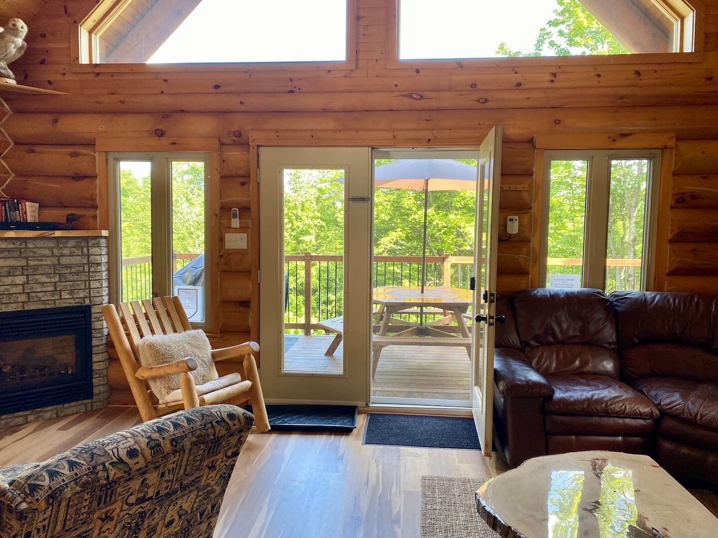 TV, fireplace, video games, DVD player