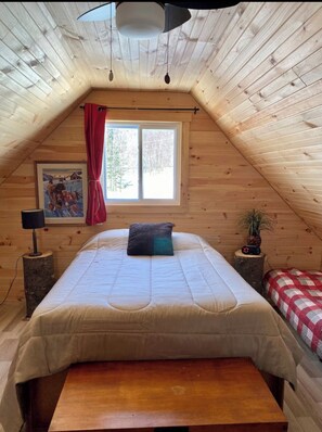 1 bedroom, desk, travel cot, free WiFi - Stella Bois Ronds & Spa - Domaine des Appalaches (Notre-Dame-des-Bois)