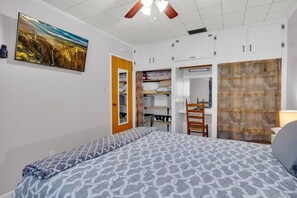 2 bedrooms, iron/ironing board, travel crib, free WiFi