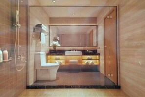 Bathroom - Mao Feng Hotel (Guangzhou Nancun Wanbo Metro Station) (Guangzhou)