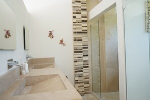 Towels, soap, toilet paper