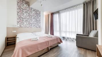 Luxe studio | 2 slaapkamers, geluiddichte muren, gratis wifi