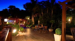 Front of property – evening/night