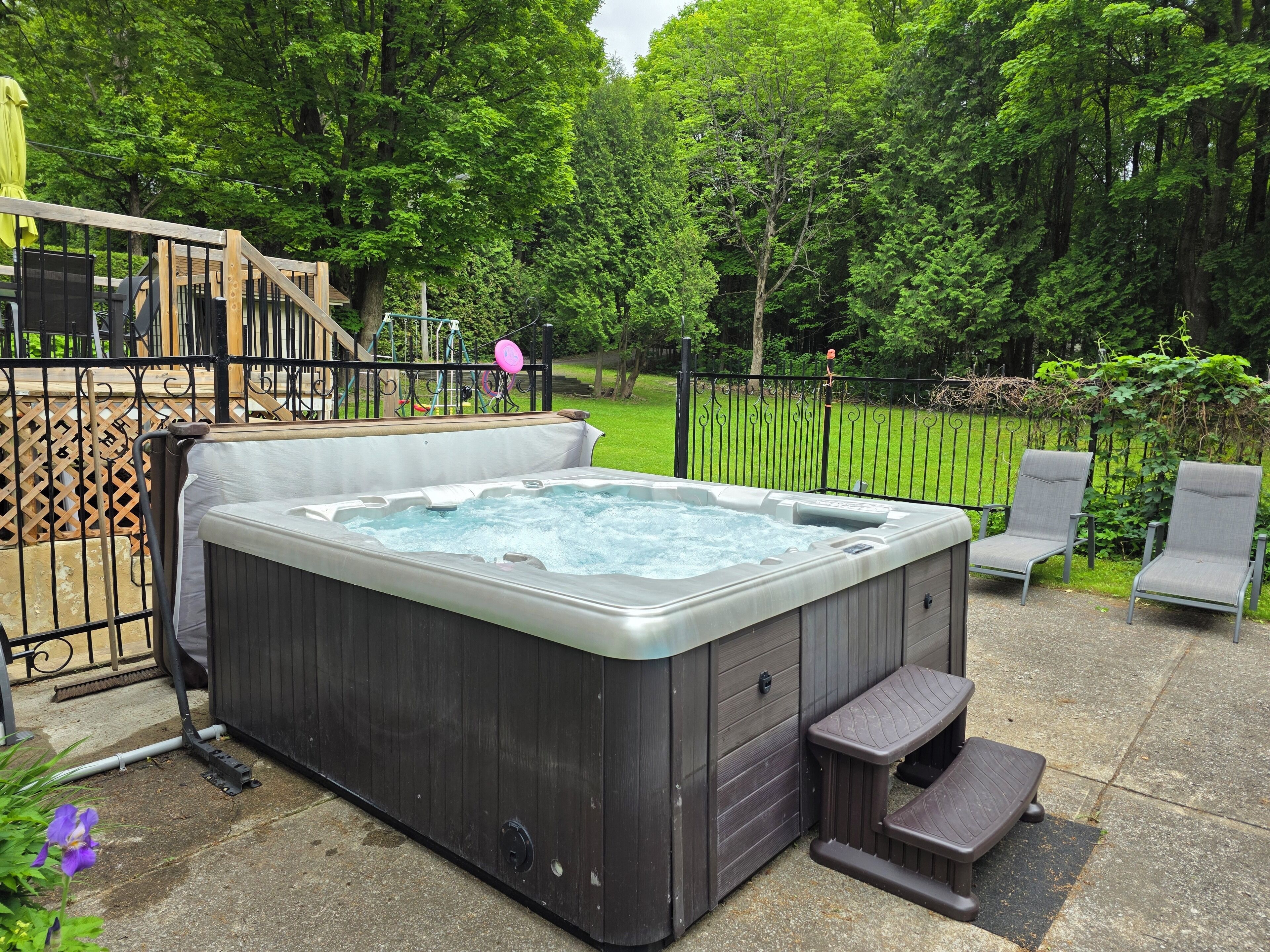 Bain à remous extérieur