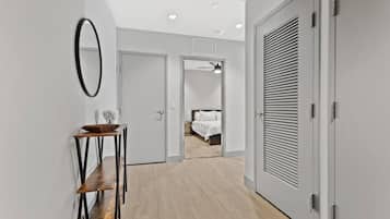 2 bedrooms, iron/ironing board, travel crib, free WiFi