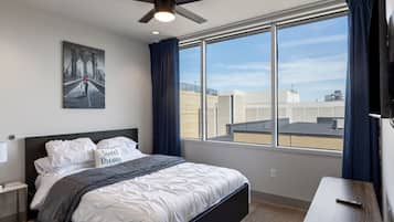 1 bedroom, iron/ironing board, travel crib, free WiFi