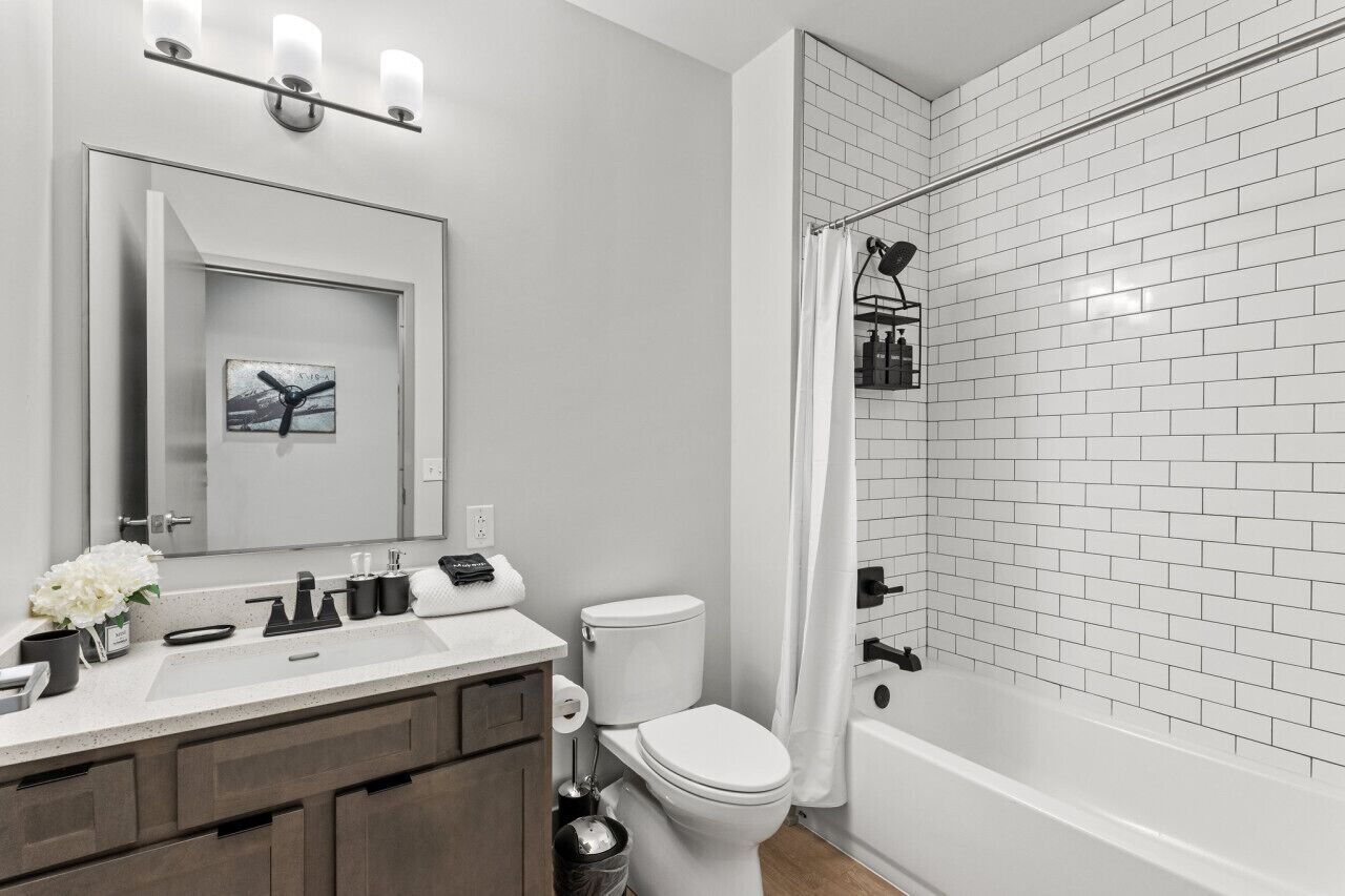 Hair dryer, towels