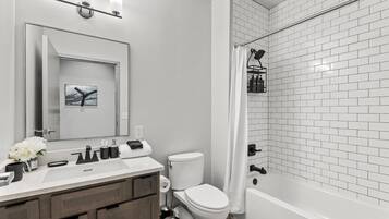 Hair dryer, towels