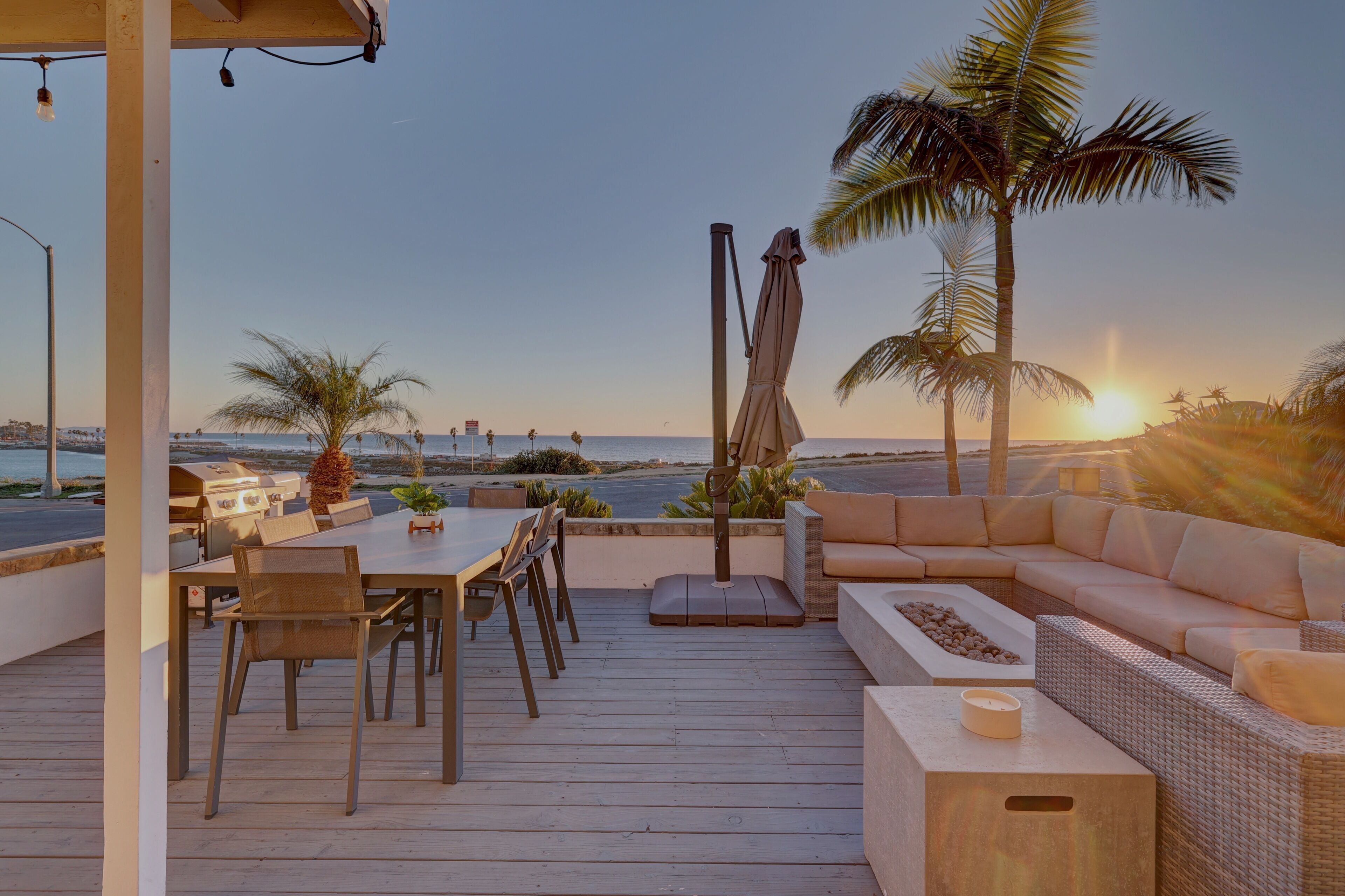 Oceanview Home with Front Deck Sunset Views!