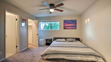 3 bedrooms, internet, bed sheets