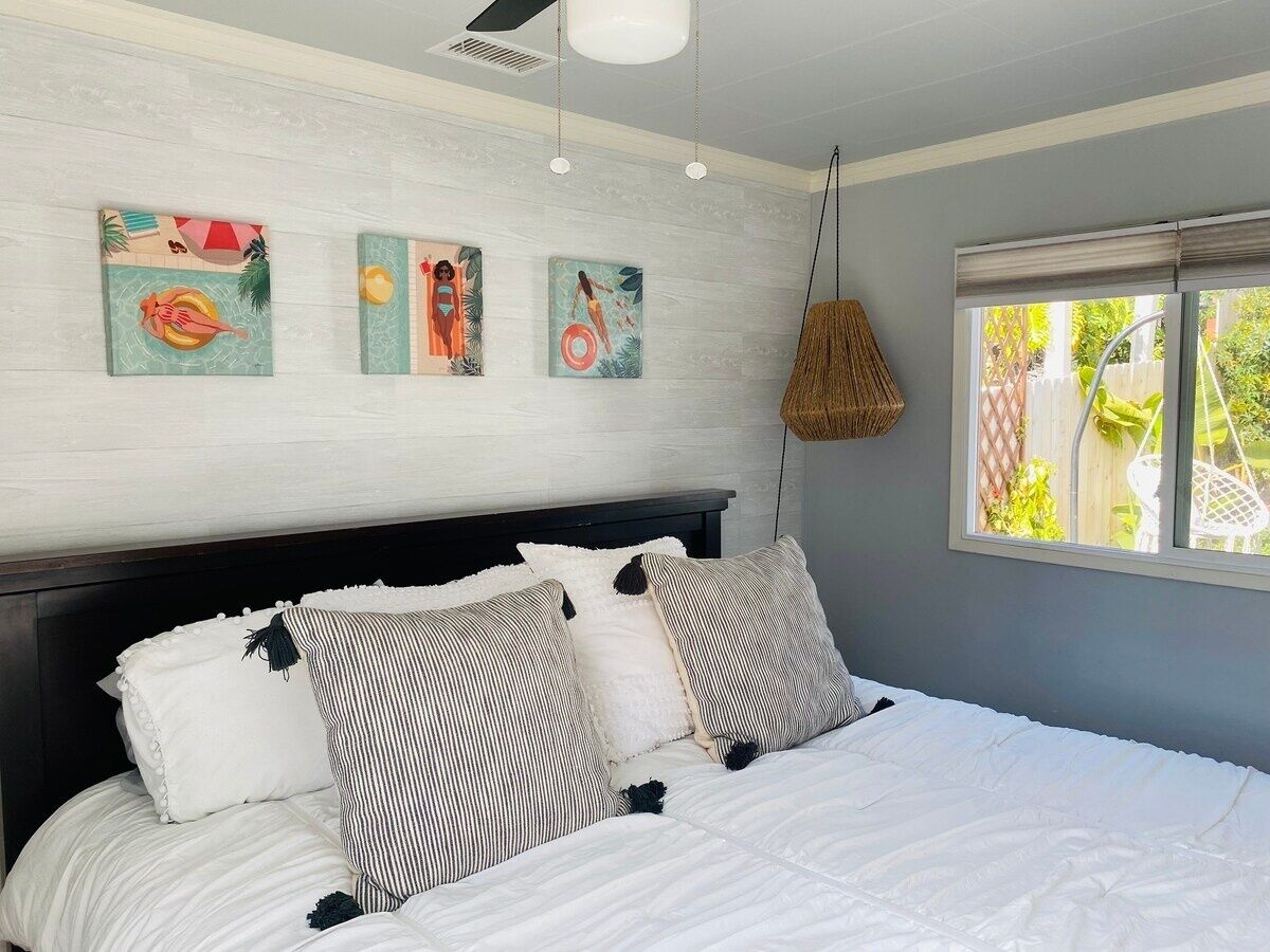 1 soverom, strykejern/-brett, internettilgang og sengetøy