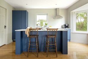 Microondas, horno, lavavajillas y cafetera o tetera