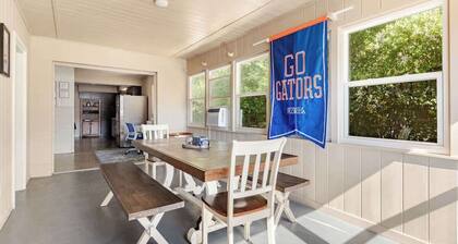 Cozy Gator Home w/ Workspace | Steps to Stadium