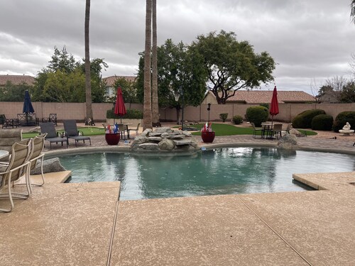 Beautiful 5 bedroom home located in a gated community.