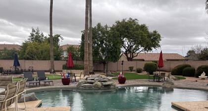 Beautiful 5 bedroom home located in a gated community.