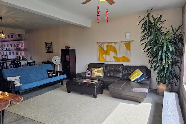 Open floor plan.  Great views