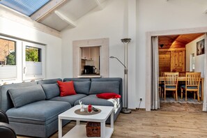 Fernseher, Kamin