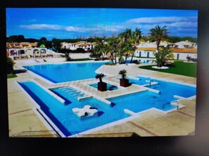 Piscine extérieure, piscine chauffée