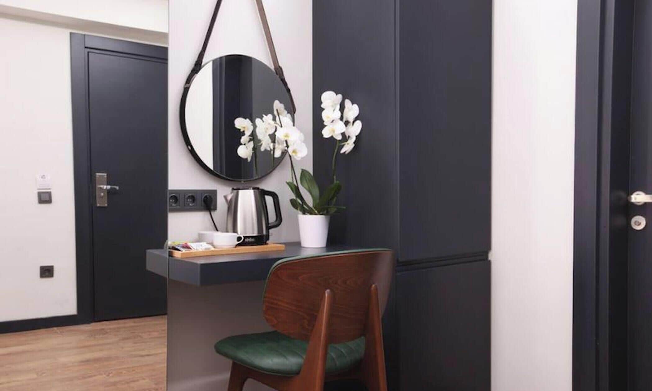 Zimmer, 1 Schlafzimmer, Stadtblick | Wohnbereich