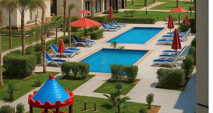 "elegant Beachfront Chalets at Porto Said Resort Your Perfect Escape"