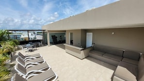 Outdoor dining - Beautifull Apartment In 5ta Av, Near To The Beach (Playa del Carmen)