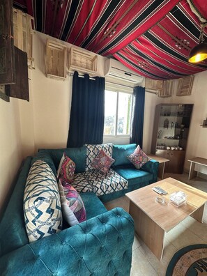 Departamento, 1 habitación, para fumadores, Terraza | Área de sala de estar