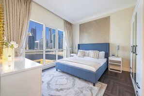 Apartment, 1 Bedroom, Accessible, Balcony | 2 bedrooms - Stylish 1br - Extra Bed With Burj Khalifa View (Dubai)