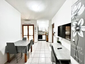 Apartment, 1 Bedroom, Balcony, City View | Living room - Nobil Villani - Two-room Apartment on the Ground Floor (Tortoreto)