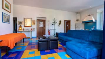 Apartment, 3Â Schlafzimmer, Raucher, Balkon | Wohnbereich