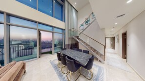 House, 4 Bedrooms, Accessible, Balcony | Interior - 4 Maid Penthouse Panoramic Views in Dubai Creek Harbour (Dubai)