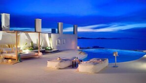 Property grounds - Amazing Sea View Villa Nymph By Calypso Sunset (Mykonos)