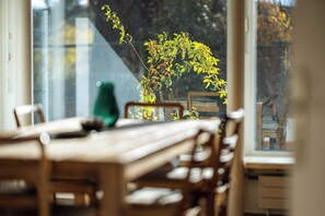 Appartement, 3 chambres, fumeur, patio | Salle à manger