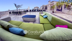 Villa, 6 Bedrooms, Smoking, Private Pool | Outdoor dining