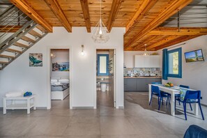 Villa, 1 Schlafzimmer, Raucher, Balkon | Esszimmer