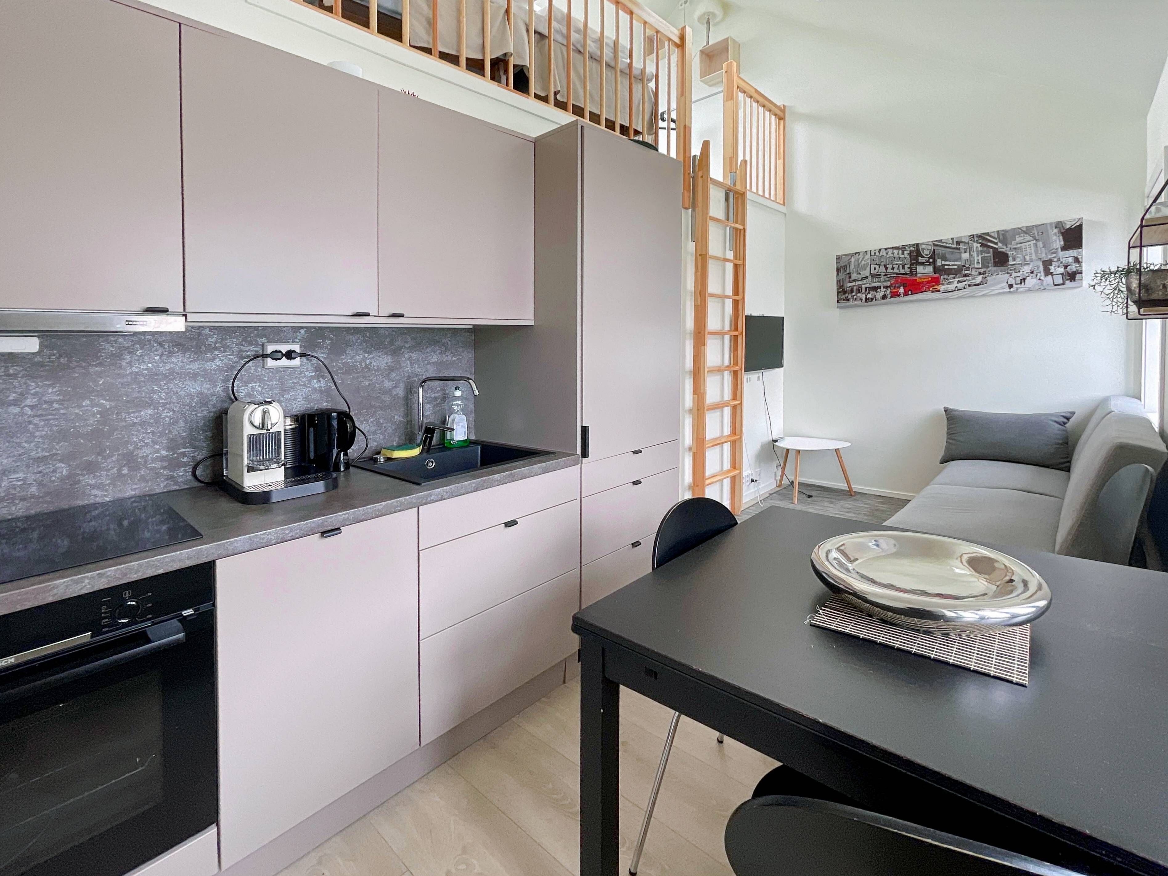 Appartement, 2 chambres, terrasse, vue ville | Restauration