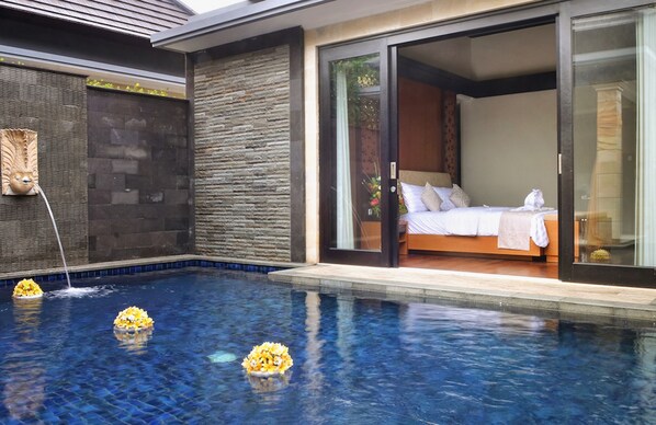 Kamar, 2 kamar tidur, Boleh Merokok, kolam renang pribadi | Kolam renang | Kolam renang outdoor