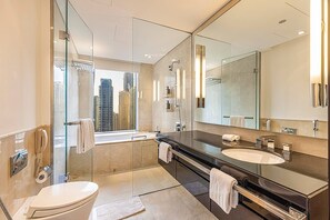 Apartment, 1 Bedroom, Accessible | Bathroom - The Address Marina - 1br - Incl Hotel Facilities (Dubai)