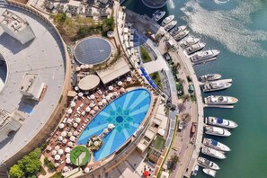 Apartment, 1 Bedroom, Accessible | Aerial view - The Address Marina - 1br - Incl Hotel Facilities (Dubai)